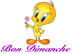 Gif animé Bon dimanche Titi